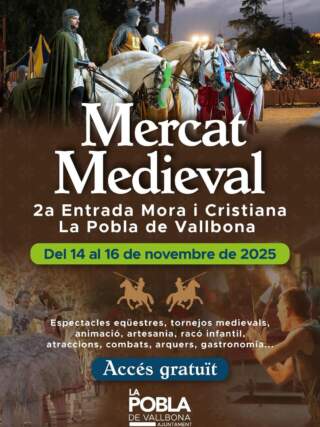 La Pobla de Vallbona celebra su gran Mercado Medieval del 14 al 16 de noviembre
